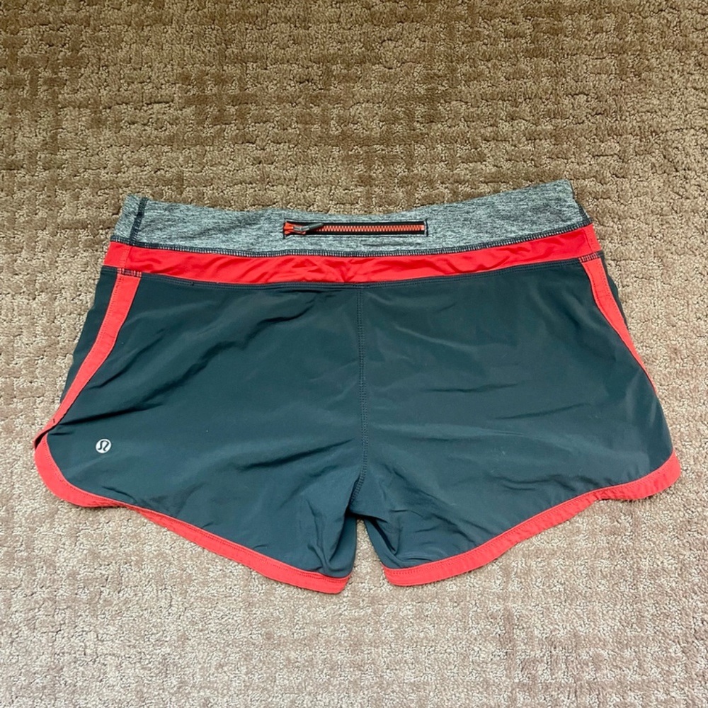 Gently Used Lululemon Shorts with Logo - Size 8 - Picture 2 of 4